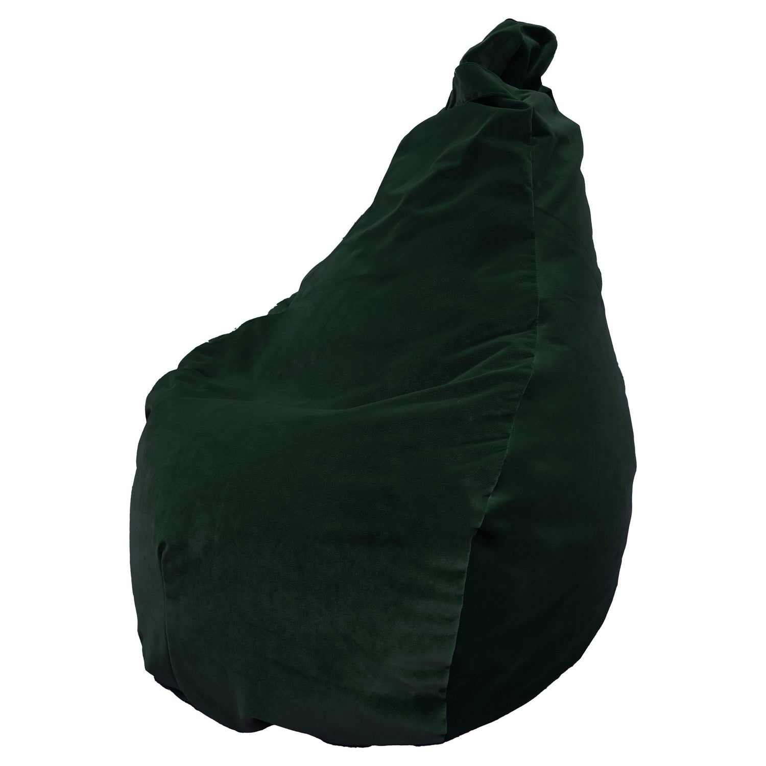 Pouf in Velluto in Tinta Unita - Leila Sedile Lisola Bean Bag Verde 